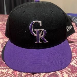 Colorado Rockies New Era fitted hat 7 5/8